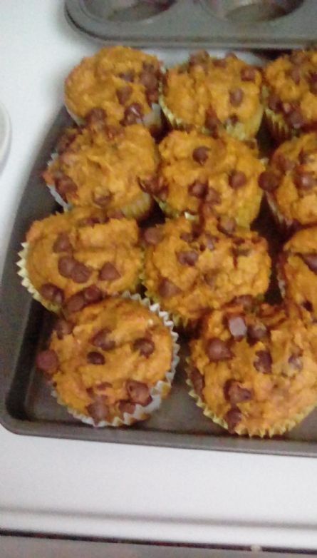 Peanut Butter Pumpkin Muffins