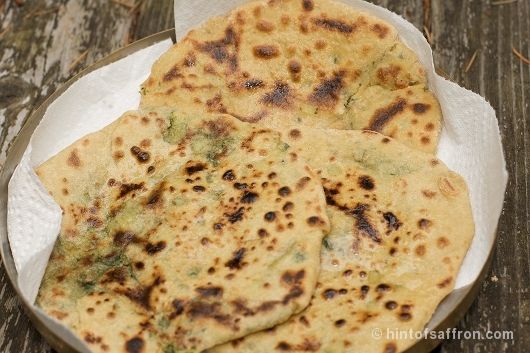 ALOO ONION PARATHA WITHOUT OIL
