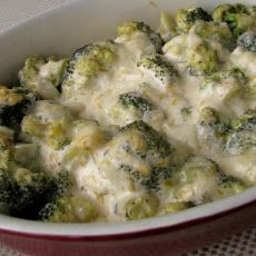 Creamy Parmesan Broccoli Bake