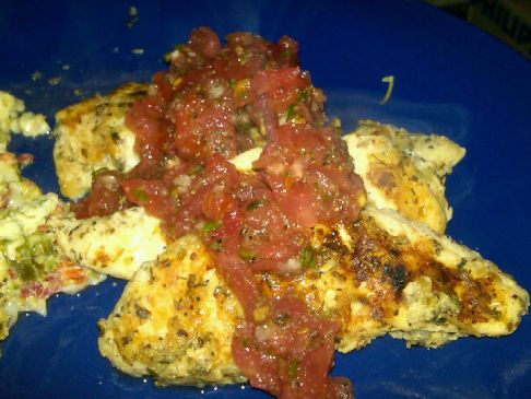 Grilled Chicken with Italian Salsa