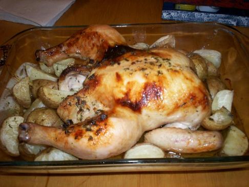 3-Glazed Roast Chicken