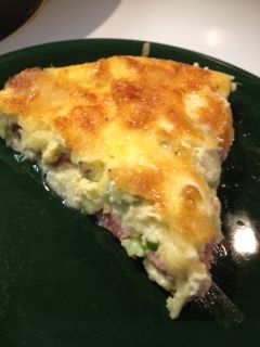 Ham and Cheese Quiche, low carb