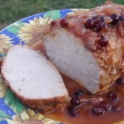 Crockpot Cranberry Pork Roast