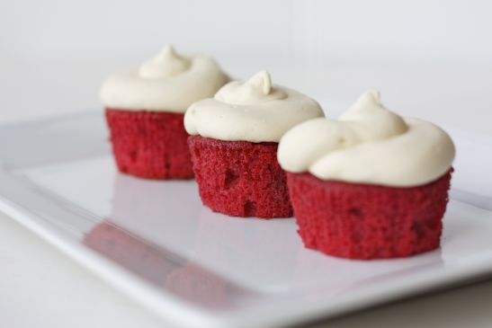 Mini Red Velvet Cupcakes