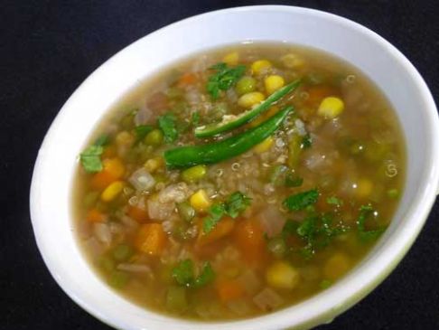 Quinoa vegetable soup