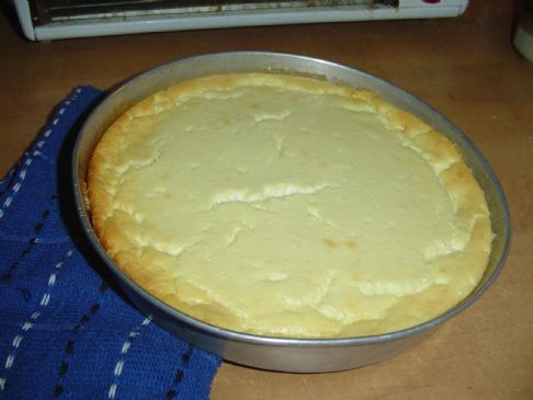 Baked Cheese Lemon Cheesecake Experiment 1