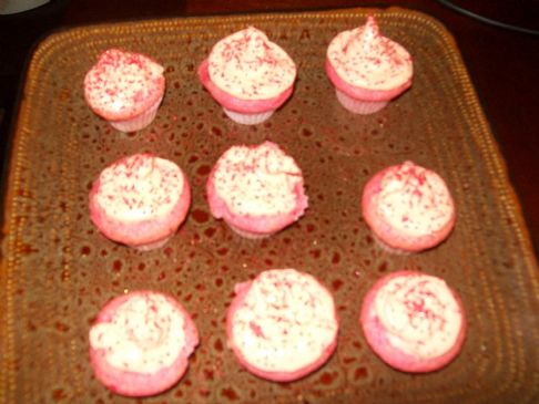 Sweetheart Strawberry Mini Cupcakes
