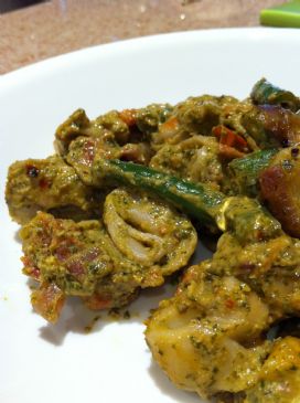 Creamy Pesto Tortellini with Green Beans