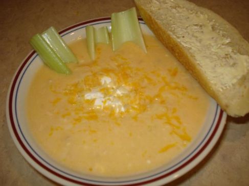 Buffalo Chicken Wing Soup