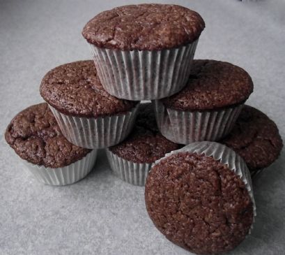 Mini Mint Chocolate Brownie Cupcakes (Eggless)