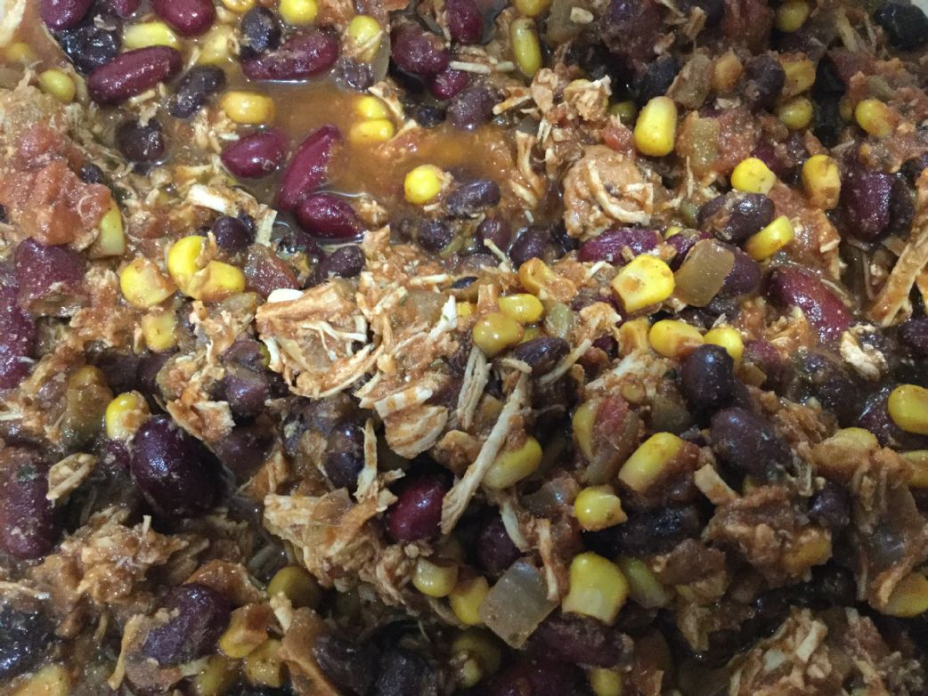 Crockpot Chicken Taco Chili