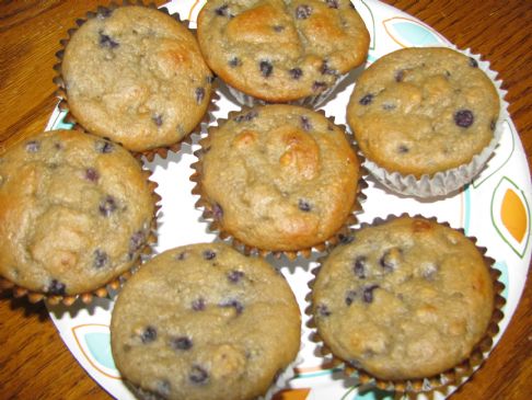 Blueberry Muffins (Zone Diet, 1P 1C 1F)