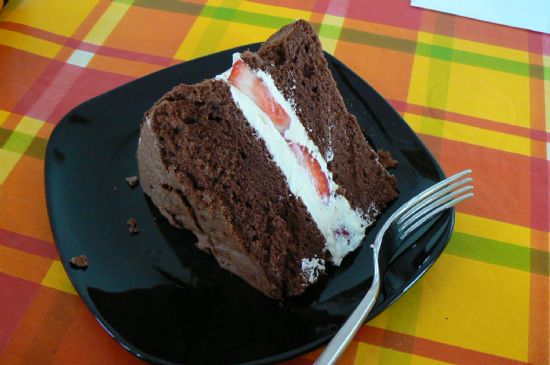 Low Fat chocolate sponge cake