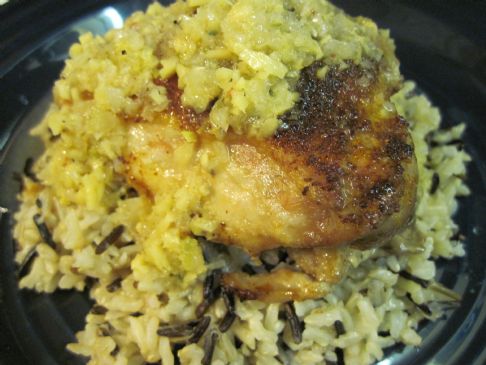 Jamaican Chicken w/ Wild Rice