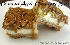 Caramel Apple Cheesecake Bars