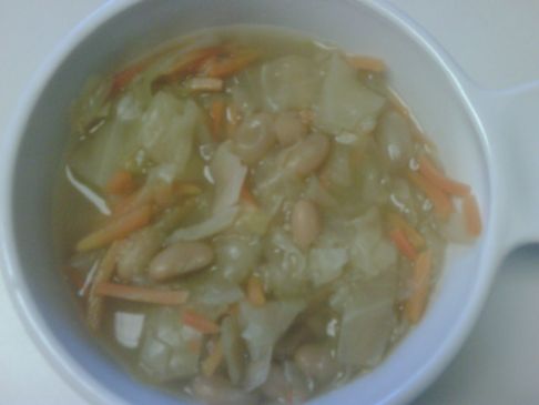 Cabbage and White Bean Soup