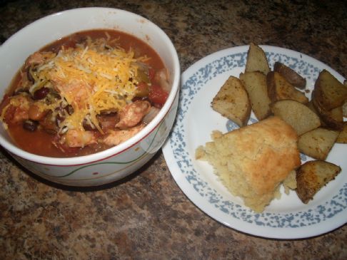 Chicken Chili - Slow Cooker/ Crock Pot