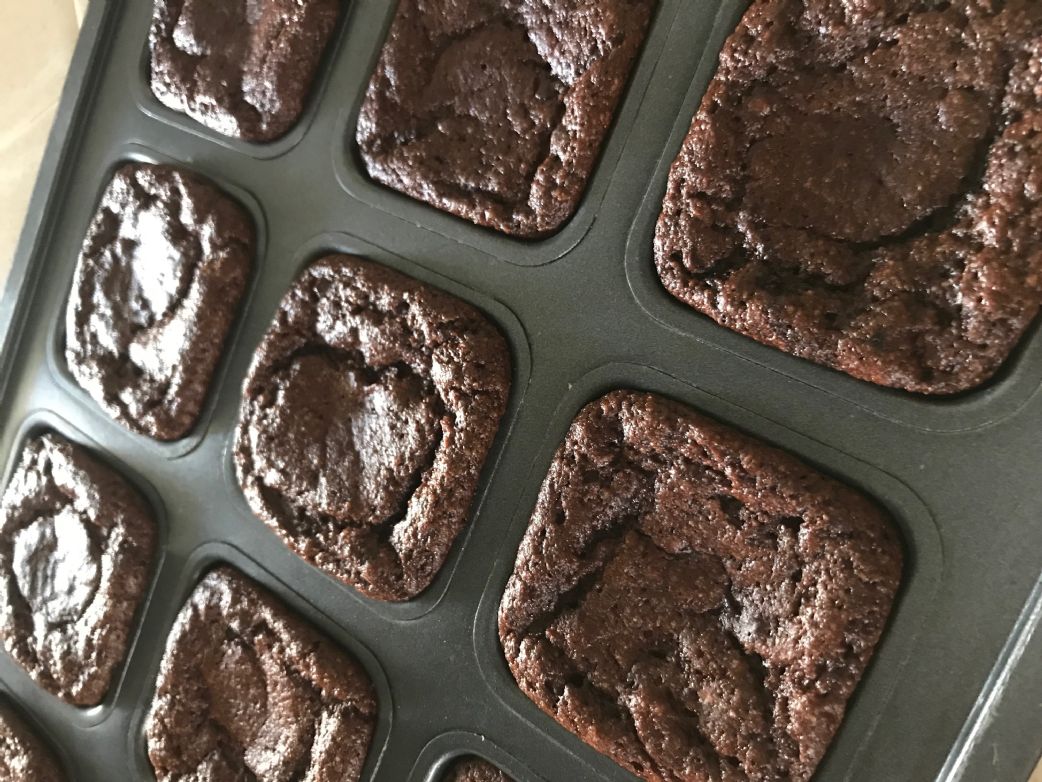 Healthy Double Chocolate Banana Protein Muffins