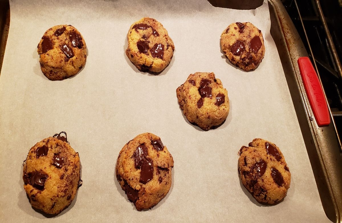 Brown Butter Keto Chocolate Chip Cookies