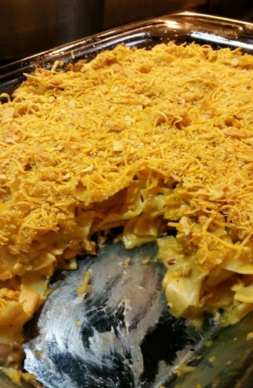 Curry Chicken Noodle Casserole