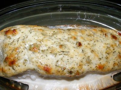 Creamy Baked Halibut