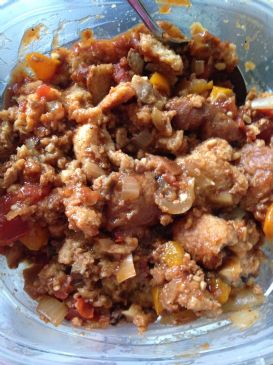 Spicy (Vegan) Sloppy Joe filling