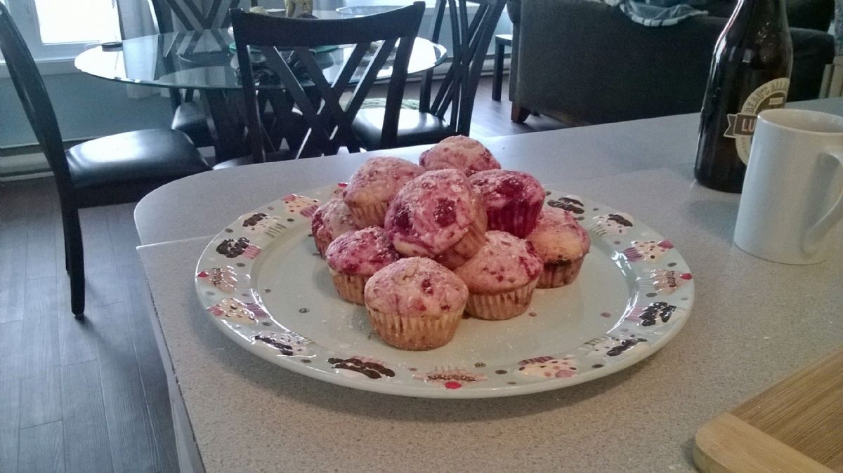 Raspberry Lemon Muffins