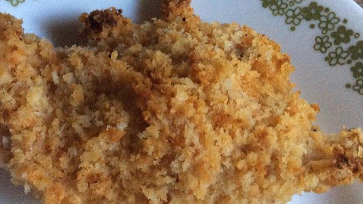 Panko Crusted Spicy Oven Baked Chicken