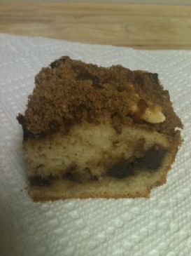 Banana Coffee Cake with Chocolate Chip Streusel