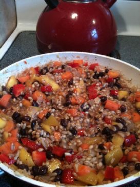 Black Bean and Mango Pilaf