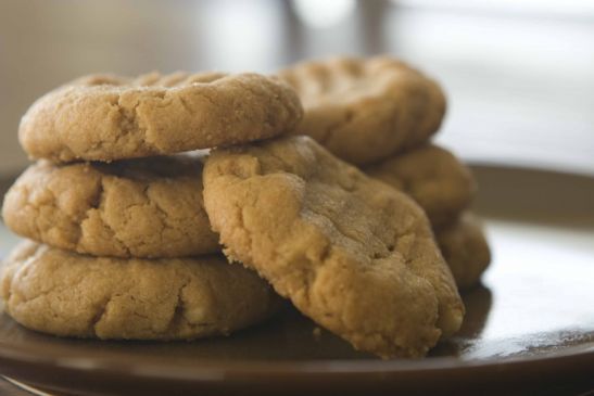 Peanut Butter Cookies (no flour, no butter)
