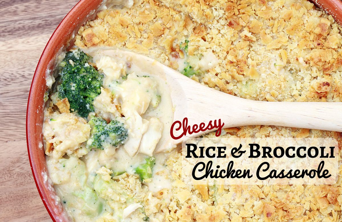 Cheesey Rice and Broccoli Chicken Casserole