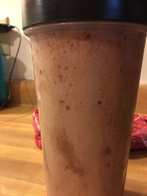 Chocolate protein shake plus