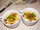 Baked Potato soup (recipe from BJ's magazine)
