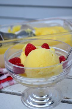 Creamy Pineapple Sorbet