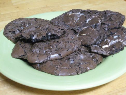 Chocolate Puddle Cookies