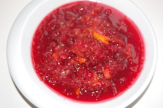 Zesty Orange-Cranberry Sauce (Relish)