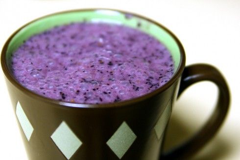 Frozen Blueberry banana Delight