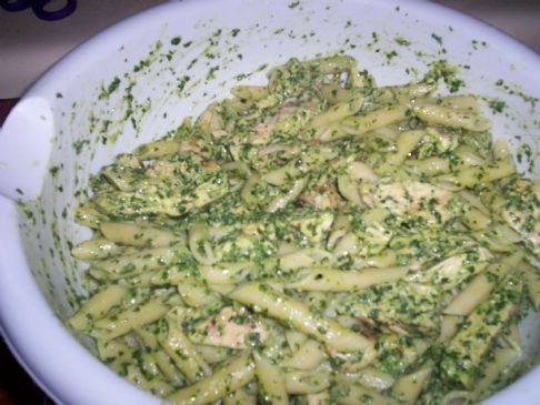 Fresh Basil Pesto, Chicken Penne