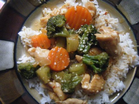 EASY HEALTHY SESAME CHICKEN