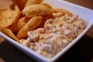 White Rotel Cheese Dip