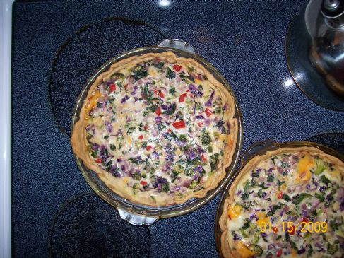 Fresh Veggie Quiche