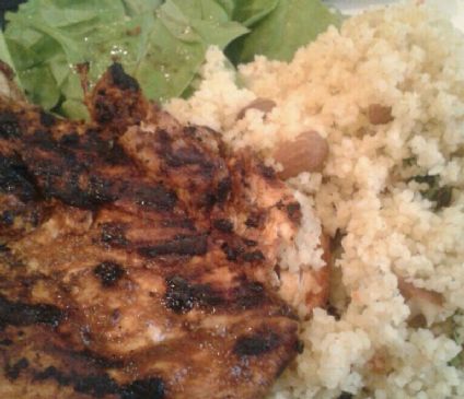 Lemon Grilled Chicken and Bulgur (clean eating)