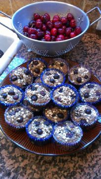 Banana CranberryOatmeal Muffins