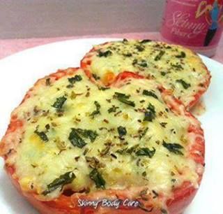 BAKED Cheesy TOMATOES