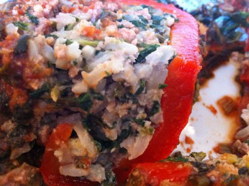 stuffed red pepper