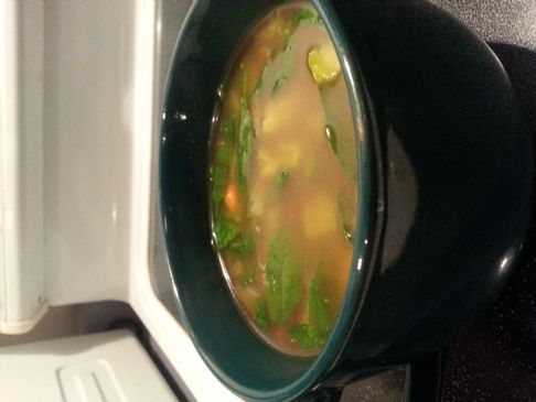 Vegetable Soup in Beef Broth