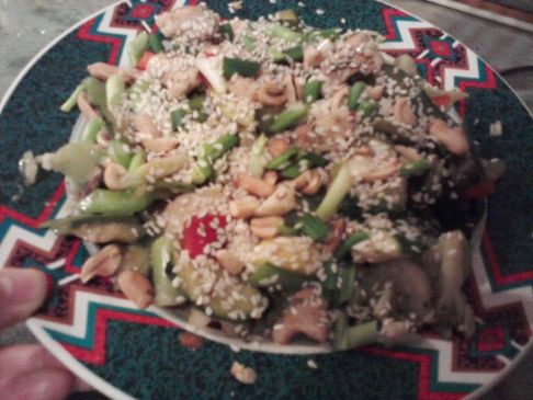 Weight Watchers Szechuan Chicken with Peanuts