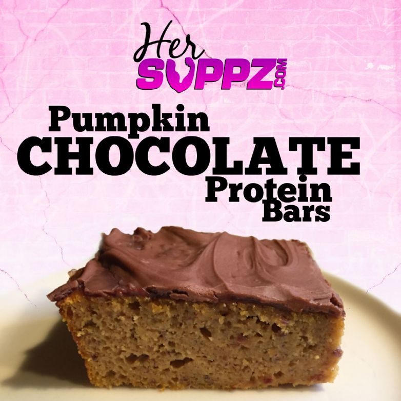 Pumpkin Chocolate Protein Bars