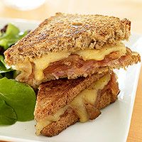 Ham and Caramelized Onion Grilled Cheese